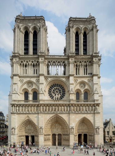 Notre Dame de Paris - Then and now