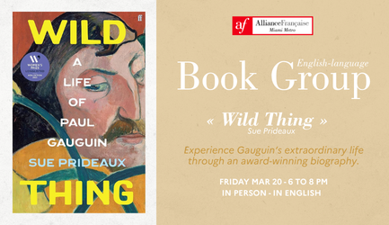 AFMM English Language Book Group | Wild Thing · Sue Prideaux